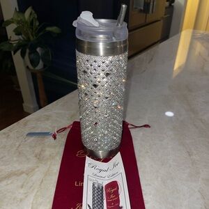 ROYAL ICE JACQUELINE KENT LIMITED EDITION RHINESTONE TUMBLER